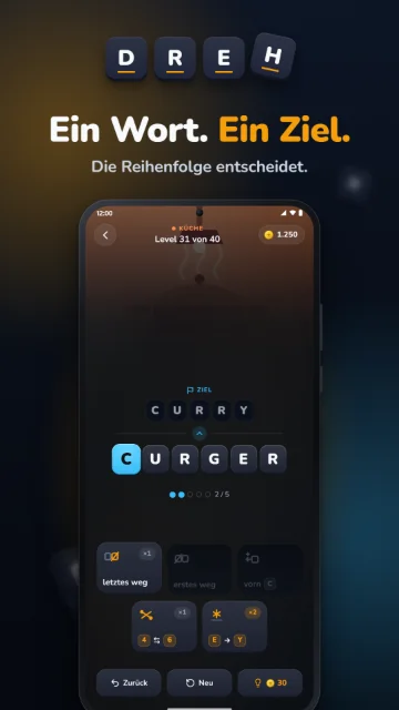 Ein Wort. Ein Ziel. – Die Reihenfolge entscheidet.
