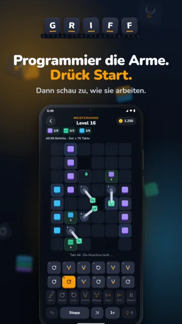 Programmier die Arme. Drück Start. – Dann schau zu, wie sie arbeiten.