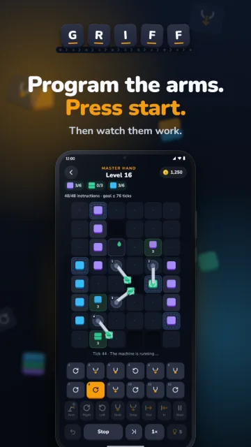 Program the arms. Press start. – Then watch them work.