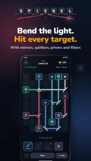 Bend the light. Hit every target. – With mirrors, splitters, prisms and filters