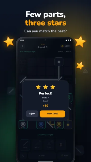 Few parts, three stars – Can you match the best?