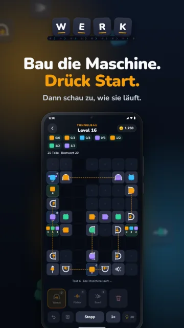 Bau die Maschine. Drück Start. – Dann schau zu, wie sie läuft.