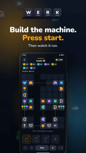 Build the machine. Press start. – Then watch it run.